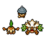 Seedot, Nuzleaf & Shiftry - Pokémon Mystery Dungeon: Explorers of Time / Darkness