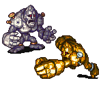 S. Golem, M. Golem and Dadelous - Breath of Fire 2