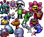 Enemies & Hazards - Plok!