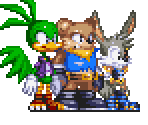 Jack Rabbit & Sandblast Freedom Fighters - Sonic the Hedgehog Media Customs