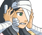 Kay Faraday - Injured - Ace Attorney Investigations 2 / Gyakuten Kenji 2 (JPN)