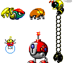 Metallic Madness Badniks - Sonic the Hedgehog CD