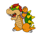 Bowser (Paper Mario 64) (Paper Mario-Style, 2 / 2) - Paper Mario Customs