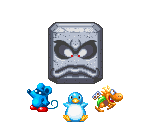 Enemies and Track Characters - Mario Kart: Super Circuit