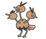 #085 Dodrio - Pokémon Smile