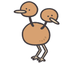 #084 Doduo - Pokémon Smile