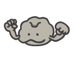 #074 Geodude - Pokémon Smile