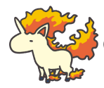 #078 Rapidash - Pokémon Smile