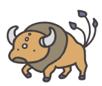 #128 Tauros - Pokémon Smile