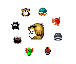 Various Enemies - Super Mario World
