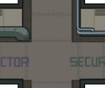 The Skeld: Reactor, Security, Engines Hallway Cross - Among Us