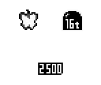 Items, Obstacles and Score Numbers - Dig Dug