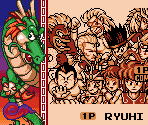 Main Menus and HUD - SD Hiryu no Ken Gaiden (JPN)