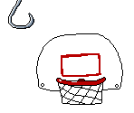 Hook and Basket Ball Goal - Pizza Tower