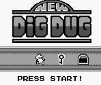 Title Screens and Font - Dig Dug