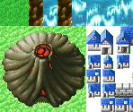 Overworld Tileset - Final Fantasy 20th Anniversary Edition (eShop) (JPN)