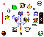 Objects (Animated) - Super Mario World