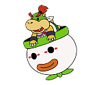 Bowser Jr (Clown Car) (Paper Mario-Style, Modern) - Mario Customs