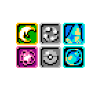 Weapon Icons + Weapon Blocks and Capsules - Mega Man Maker