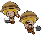 Professor Toad (Paper Mario-Style) - Paper Mario Customs