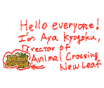 Kyogoku - Animal Crossing New Leaf Launch Day - Swapnote