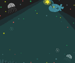Dollo's Aquarium Animal Doodles - Dark Ocean - Swapdoodle