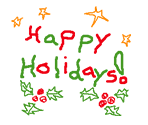 Cat - Happy Holidays - Swapdoodle