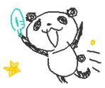 Panda - Deco Letters Lessons - Swapdoodle