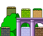 Ground Tileset - Super Mario World