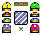 Switch Palace / Bonus Game Tileset - Super Mario World