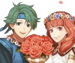 Alm & Celica (Lovely Gifts) - Fire Emblem: Heroes
