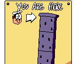 "You Are Here" Signs - Pizza Tower