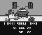 Sound Test - Pingu: Sekai de Ichiban Genki na Penguin (JPN)