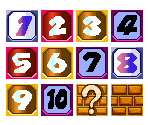 Dice Blocks & Numbers - Mario Party 2