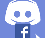 Facebook and Discord Logos - Among Us
