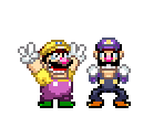 Wario & Waluigi (Super Mario World-Style) - Mario Customs