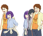 Duo and Trio (Isamu, Mari, Inori) - Normal Me and Abnormal Friends
