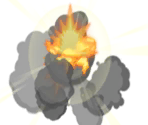 Grenade Explosion - Paper Toss