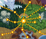 World Map - Kirby & the Amazing Mirror