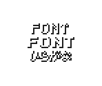 Menu Fonts - Final Fantasy 1: Dawn of Souls