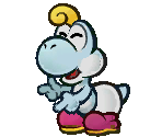 Yoshi Kid (Light Blue) - Super Paper Mario