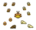 Super Mario Land 2 Beehive Enemies - Mario Customs