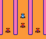 Level 1 Map - Rally-X NES Edition (Hack)