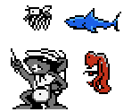 Enemies and Bosses - Pesterminator: The Western Exterminator (Bootleg)