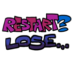 Lose and Restart Text (Ludum Dare Ver.) - Friday Night Funkin'