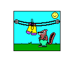 Clothesline - Sammy's Science House