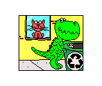 Dinosaur Recycling - Sammy's Science House