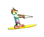 Sugar Bear - Sugar Bear's Wacky Waterskiing