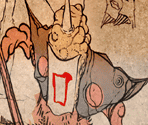 Bestiary Scroll - Okami