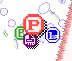 Bullets, Items, Particles - Touhou Kaikidan (Mystic Square)